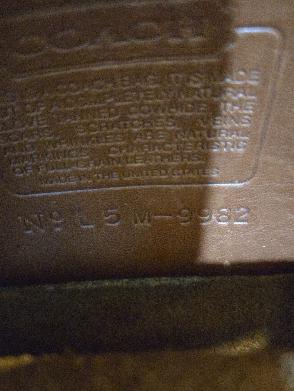 Vintage Coach Canteen bag (Style 9982) - Picture 9 of 12